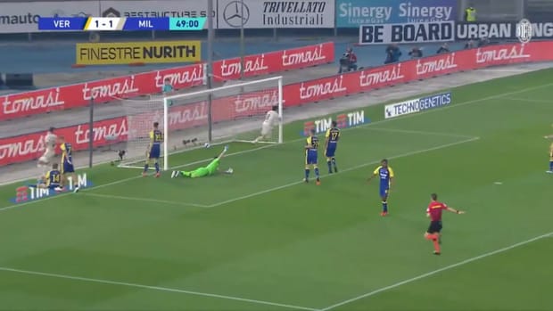  Tonali's goal vs Verona in the 2021-22 Serie A season